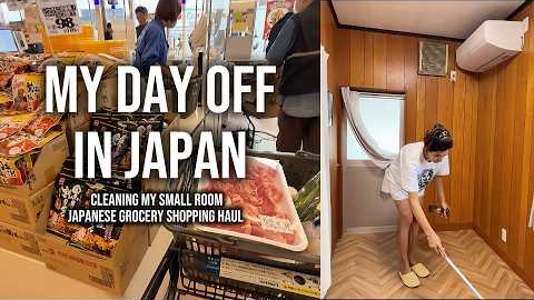 My Simple Day Off In Japan | Grocery Shopping | Cleaning My Small Room | YouTube Payday