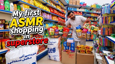 My First ASMR Grocery Shopping in Superstore! 🛒✨