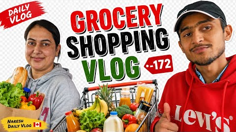 Grocery Shopping in Canada 🛒🇨🇦 | Vlog 172 #canadavlog #groceryshopping #dailyvlog