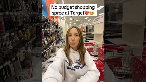 No budget shopping at Target😍 #target #targetrun #targetfinds #shopping #nobudgetshoppingspree