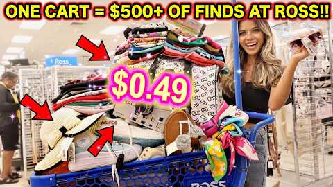ROSS DRESS FOR LESS * Girly No Budget Shopping Spree! One Cart = $500+ Luxury Summer Finds 😱