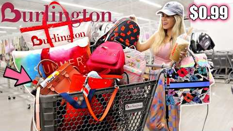 BURLINGTON * $0.99 GIRLY LUXURY JACKPOT HAUL! NEW FINDS SHOPPING SPREE NO BUDGET 😱🛍️