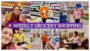 🇨🇦 Canada la Weekly Grocery Shopping🛍️|Grocery & Clothing Expenses|2Days Vlog