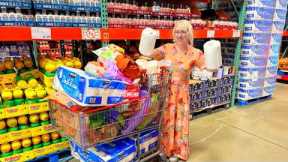 Back Budget Grocery Shopping after Emergency Eye Situation | Costco Finds + Cheapest Produce in USA!