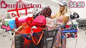 BURLINGTON * $0.99 GIRLY LUXURY JACKPOT HAUL! NEW FINDS SHOPPING SPREE NO BUDGET 😱🛍️