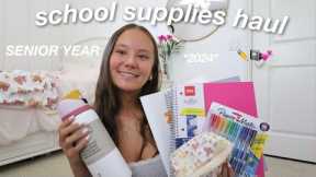 SCHOOL SUPPLIES HAUL *senior in high school* 2024