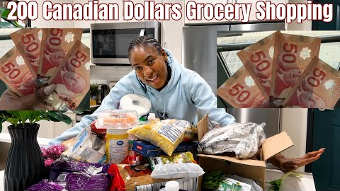 Is $200 Canadian 🇨🇦 dollars  ENOUGH??? + Huge Grocery Haul + Resetting. 