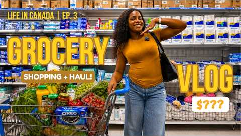 Monthly Grocery Shopping Vlog & Haul 🇨🇦 | How Much I Spend as an International Student in Canada