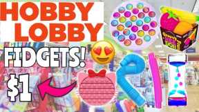 Fidget Toy Shopping at Hobby Lobby! 🤑 THEY HAVE POP ITS & NEE DOH *NO BUDGET FIDGET SHOPPING SPREE*
