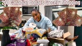 Is $200 Canadian 🇨🇦 dollars  ENOUGH??? + Huge Grocery Haul + Resetting. 